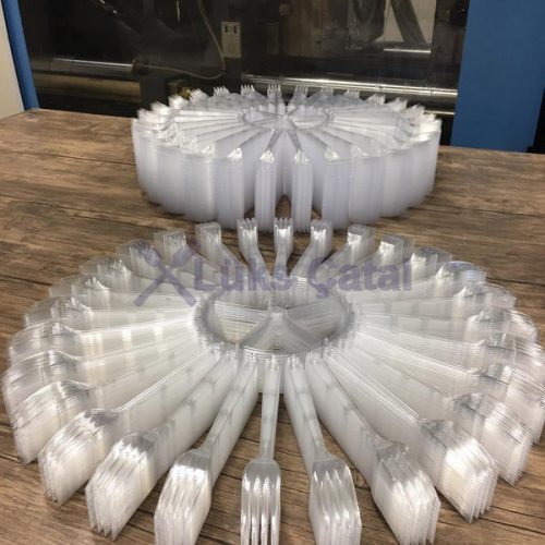 Lüks plastik çatal